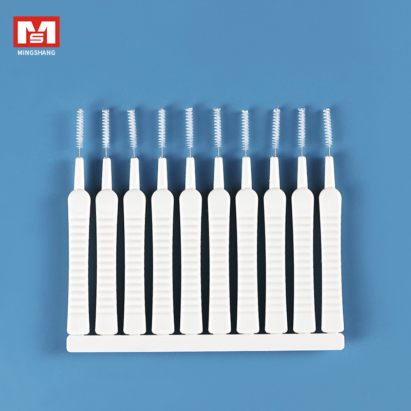 Japanese MS 2254 showerhead hole cleaning brush, bathroom household toilet showerhead gap needle cleaner Specification image