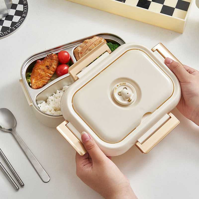 304 food-grade stainless steel insulated lunch box, suitable for children and primary school students, and microwave lunch box for working girls Application Scenario