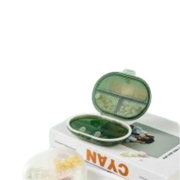 Simple and portable seven-compartment medicine box, packaging box, business trip pills, jewelry storage sealed box, medicine storage plastic box Item Picture