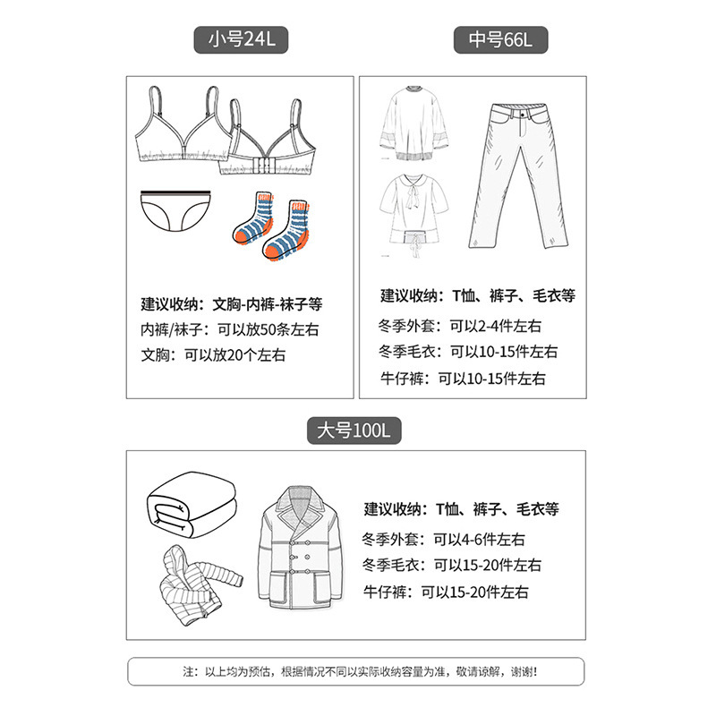 牛津布折叠收纳箱超大 衣物被子百纳箱防潮收纳盒玩具布艺储物箱细节图