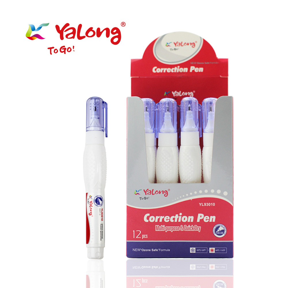 Yalong white liquid correction tape, correction fluid correction pen Item Picture