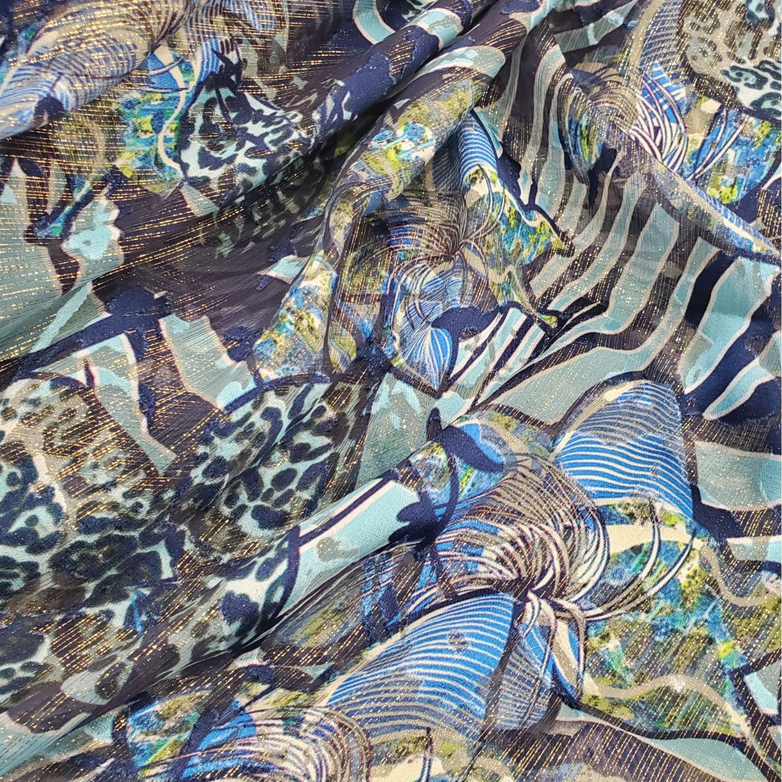Colorful printed fabric, African pure cotton floral print fabric, memory fabric printed fabric details Picture