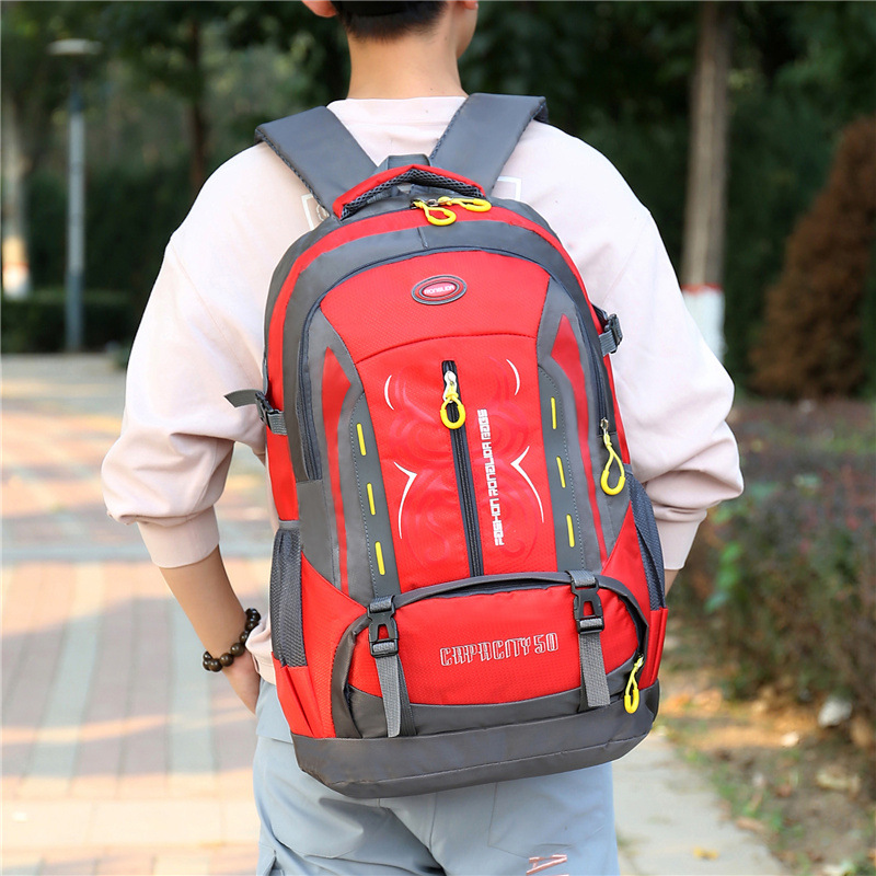 跨境外贸新款户外背包双肩包男女徒步运动旅行休闲露营登山包批发产品图