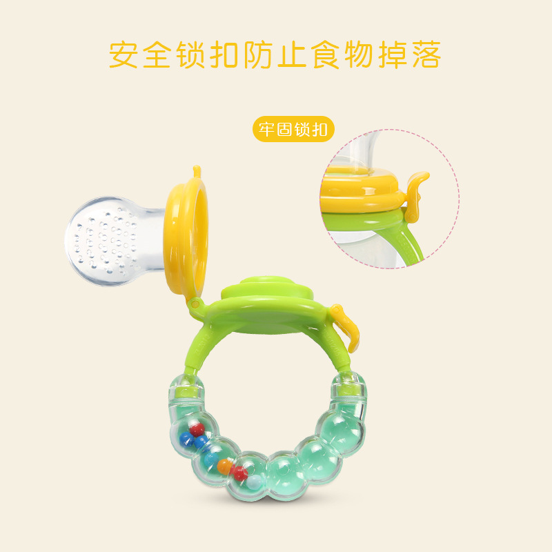 Bite Bite Joy Silicone mesh bag pacifier, fruit feeding complementary food device, children's fruit and vegetable Joy baby products wholesale Specification image
