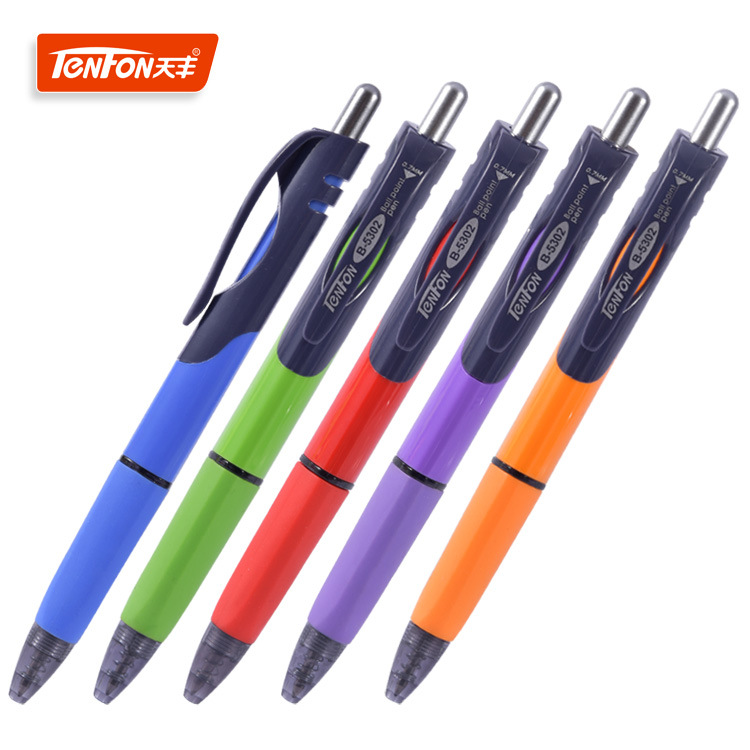 Triangular advertising pen, plastic gift pen, advertising promotion ballpoint pen, 48 pieces per box full figure