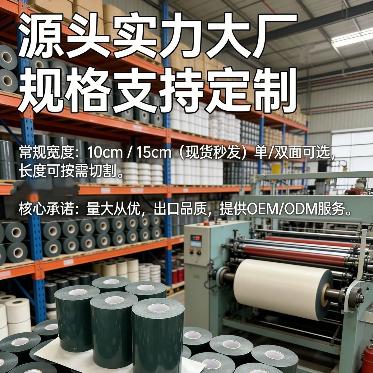 Cross-border artificial turf tape, strong and high-adhesion outdoor turf joint simulation artificial turf, single-sided and double-sided tape assembly details Picture