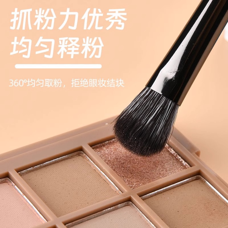 Customized double-headed eyeliner and eyeshadow brush 4-piece set with mirror storage box portable brush makeup brush wholesale in Cangzhou Application Scenario