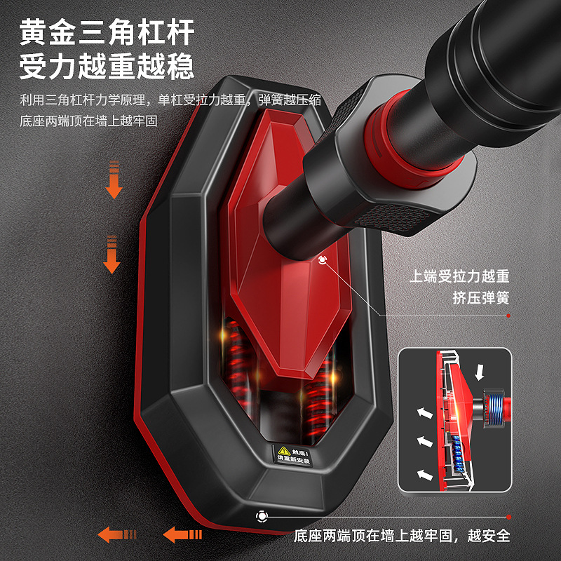 Horizontal bar, home indoor fitness equipment, pull-up machine, children's exercise, family non-drilling door, horizontal bar details Picture