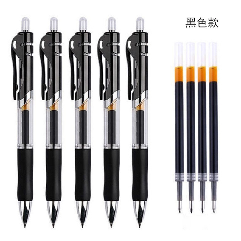K35 Push-type ballpoint pen 0.5mm black, red and blue bullet pen for office and student use, factory direct sales Item Picture