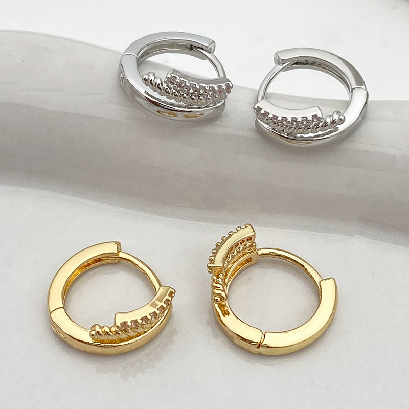 饰品/耳环/耳饰/耳钉银针/中古饰品细节图