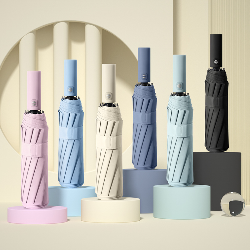 10骨全自动男士商务双人晴雨两用折叠大号防晒遮阳雨伞广告伞logo