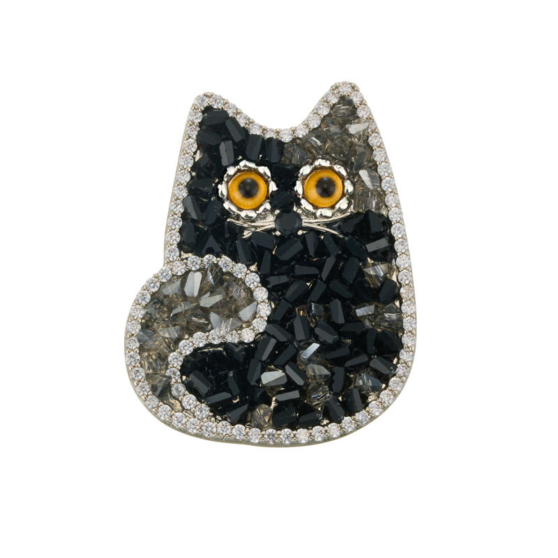 فدبوس القط الكريستال الجميل والجميل والجميل، ولا شك أن دبابيس ذات المذاق المذاق المذاق Item Picture