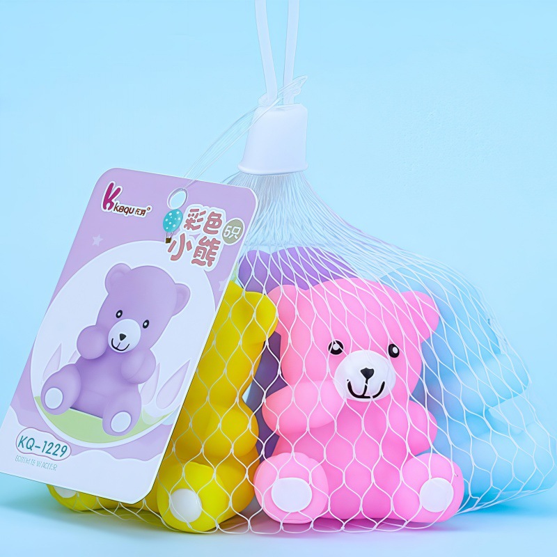 解压玩具可爱小熊捏捏乐新奇特玩具pvc可食用材质认知解压神器细节图