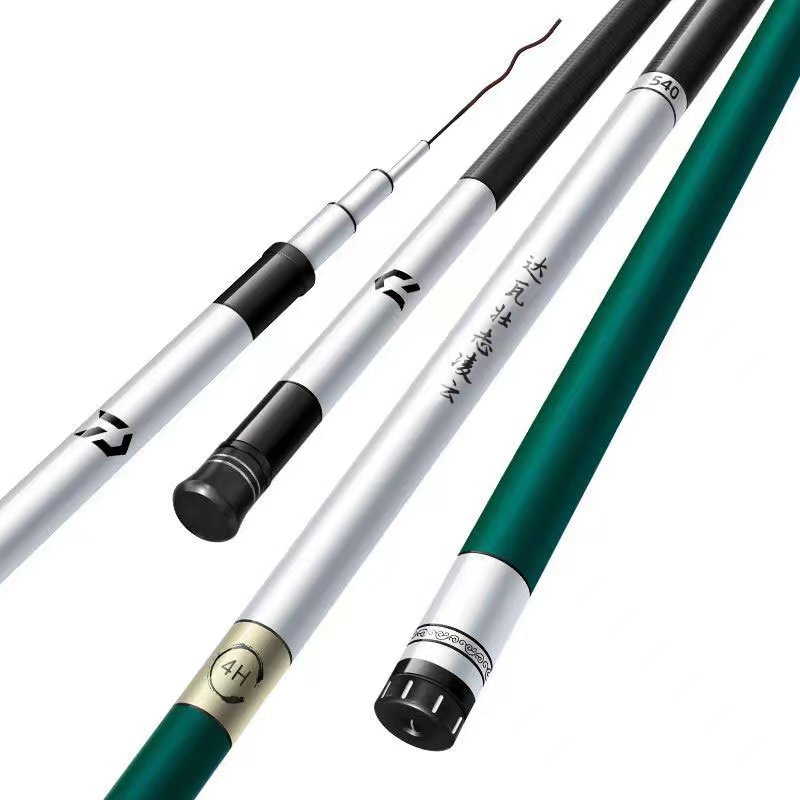 Dawa Zhuangzhi Lingyun fishing Rod handrod super light and super hard 28/19 platform transfer fishing rod Long section fishing rod distribution Item Picture