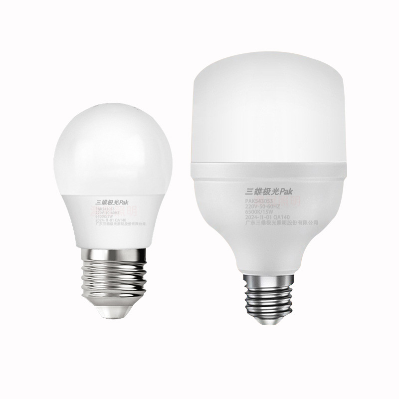 Sanxiong aurora LED bola interplanetaria bulbo de burbuja de columna bombilla e27 tornillo ahorro de energía blanco para el hogar fuente de luz ultra brillante 3w Item Picture