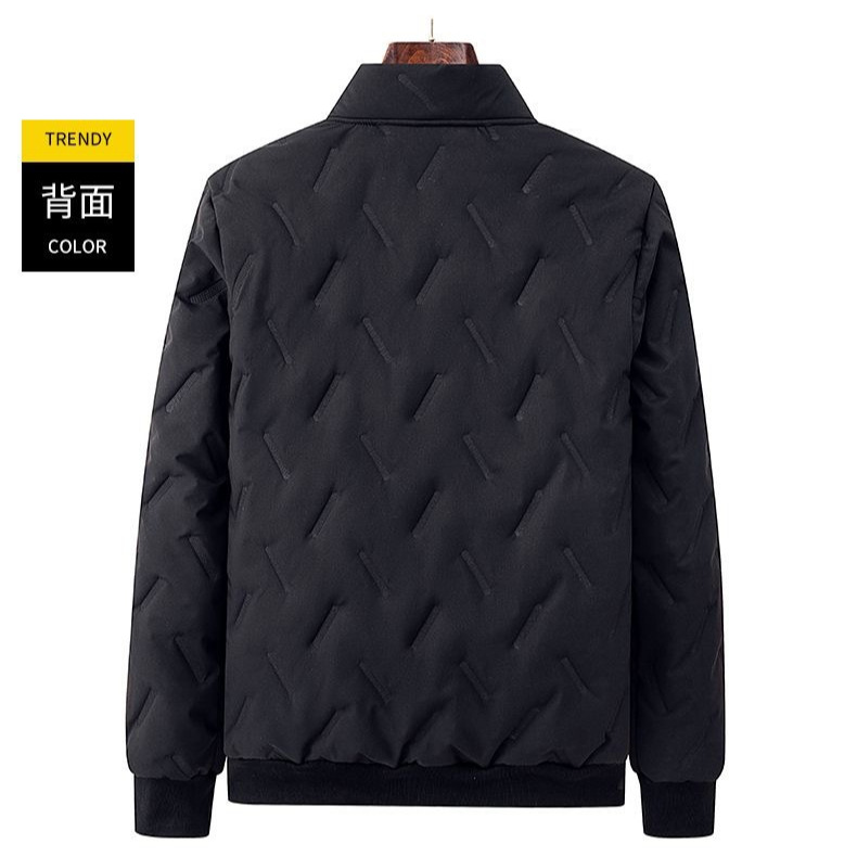 Lambskin cotton-padded jacket for men in winter, thickened and fleece cotton-padded jacket for warmth, loose and oversized cotton-padded jacket for dad Application Scenario