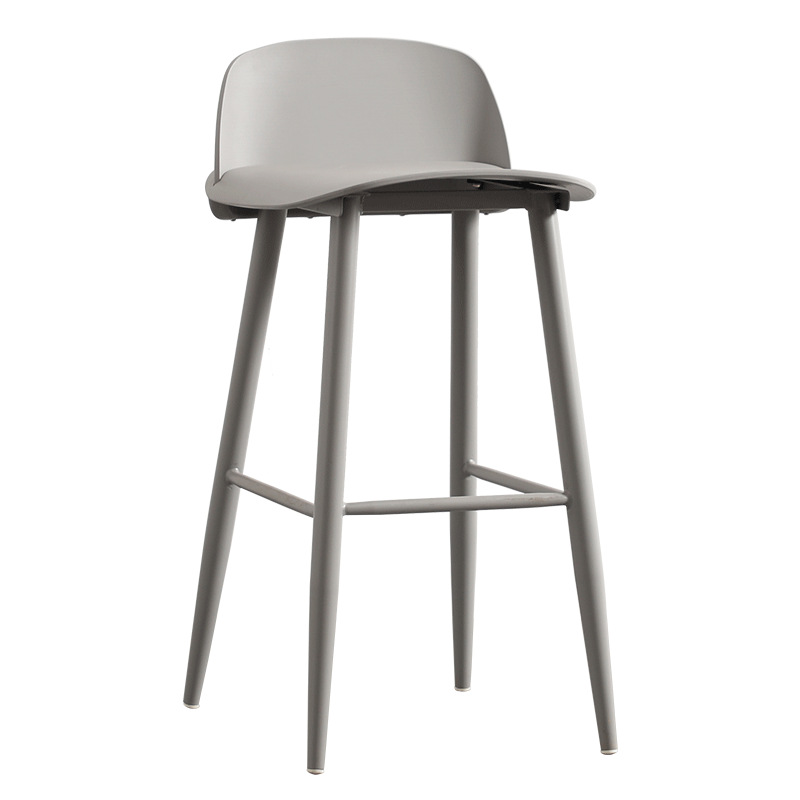 Nordic Star Creative bar stool, 60cm plastic high chair, modern and simple designer bar stool Item Picture