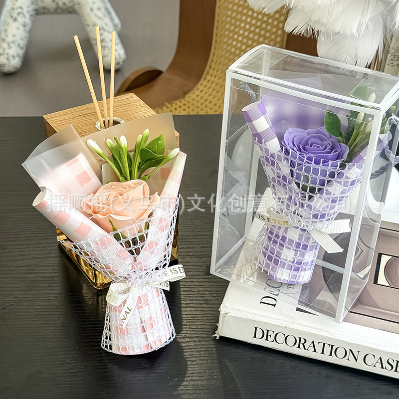 毛线太阳花/手捧花/婚庆/针织花/手工花产品图
