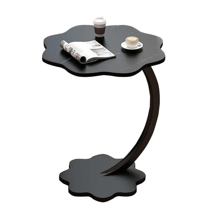 Cross-border living room sofa, double-layer side table, household balcony leisure tea table, bedroom bedside simple petal coffee table wholesale Item Picture