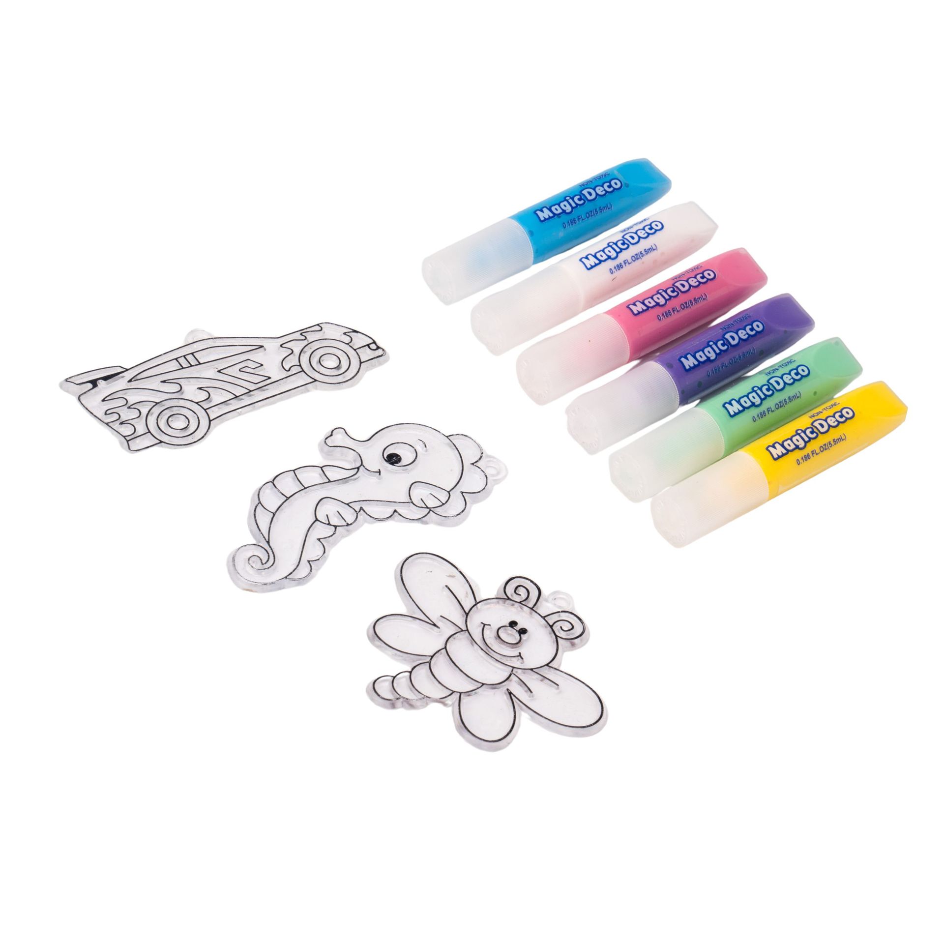 Glue brushes, children's crystal glue, no-baking diy painting material, window color, hand-painted paint, gift decoration, pearlescent details Picture