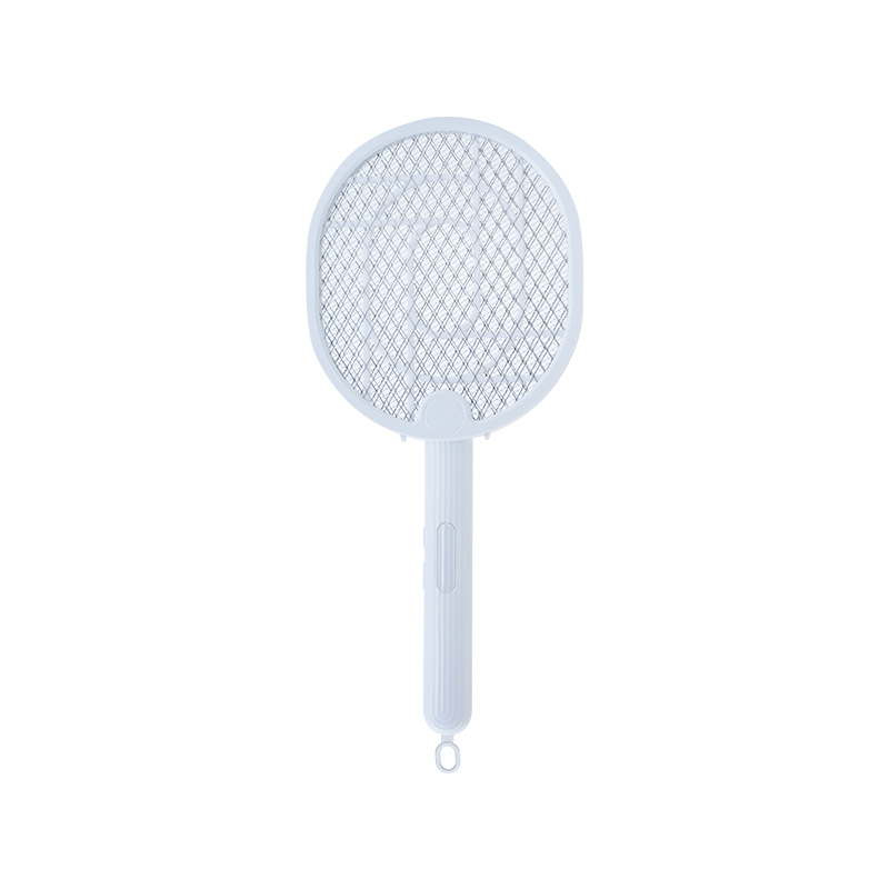 New folding electric mosquito swatter, four-in-one mosquito killer lamp, USB charging mosquito swatter, mosquito repellent device, household electric shock fly swatter M142 Item Picture