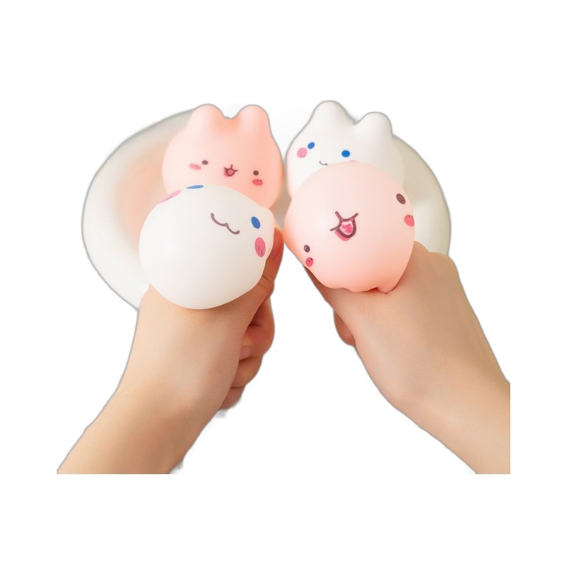 The cute cartoon super cute stress-relieving rabbit pinching fun toy release ball, the same style as Zhao Lusi Sang Zhi, can't be hidden secretly Item Picture