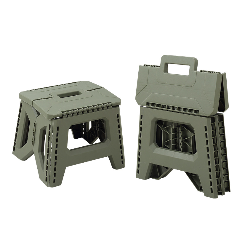 Taburete plegable de plástico taburete de pesca taburete de almacenamiento taburete de mazza cambio de zapatos taburete plegable para el hogar portátil camping stand taburete fábrica Item Picture