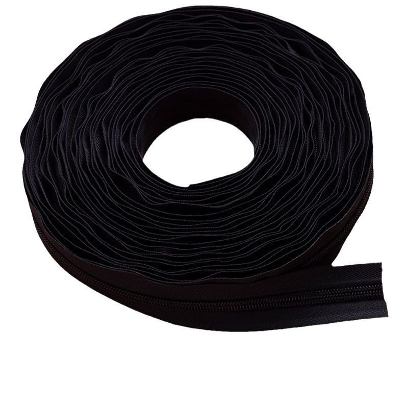 Wholesale of new No. 5 nylon size zipper pull for luggage, mosquito nets, home textiles, zippers and pull accessories Item Picture