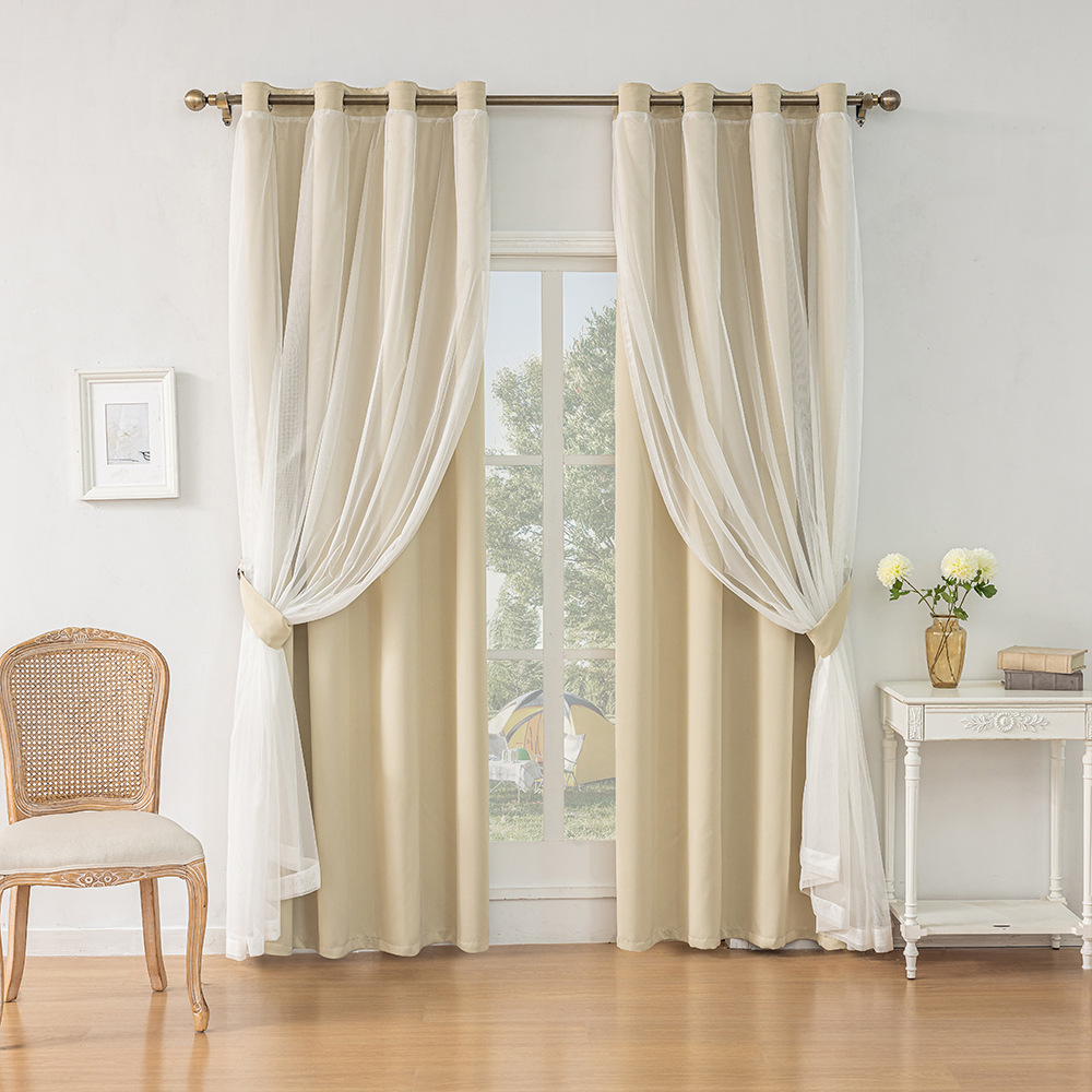 窗帘/跨境窗帘/软门帘pvc/窗帘欧美绣花/尼龙纱窗网细节图