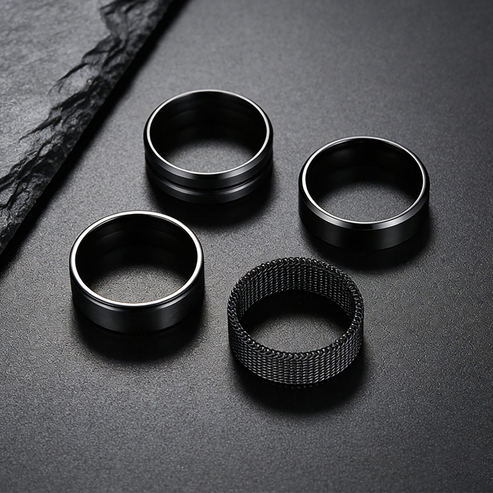 戒指/铜微镶戒指/复古戒指/彩色锆石戒指/手工戒托产品图