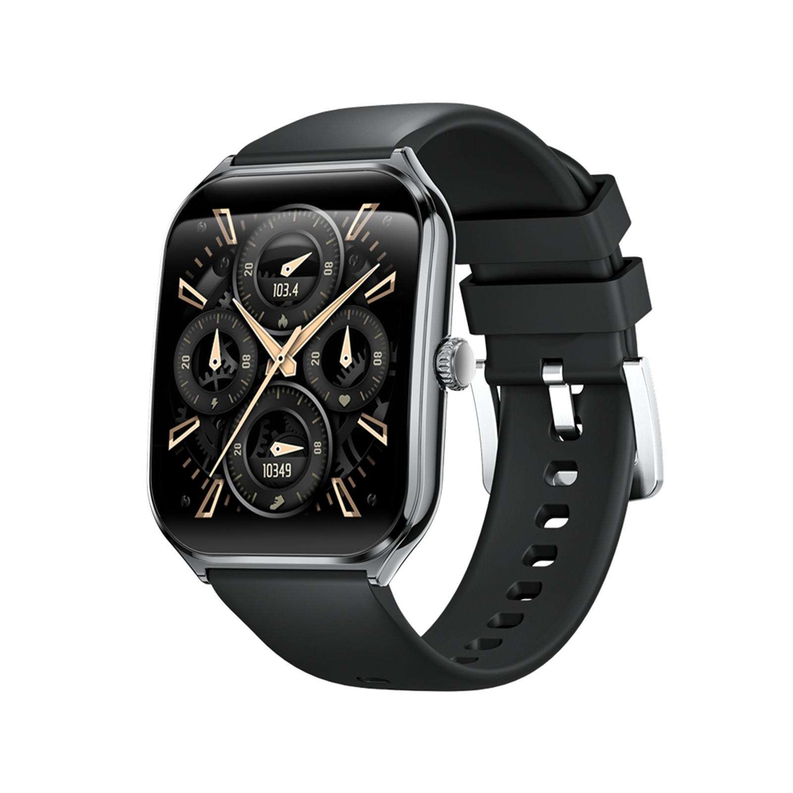 The S102 smartwatch, Bluetooth call, blood pressure pedometer, wristband, curved screen, narrow bezel, sports waterproof, cross-border bestseller Item Picture