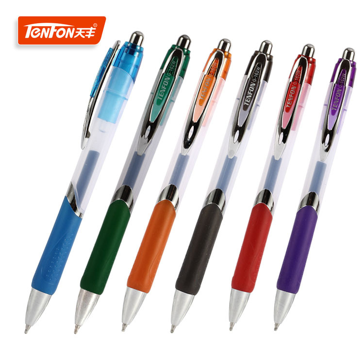 162W Tianfeng gel pen, office advertising gel pen, Jumping advertising gift gel pen, writing tool full figure