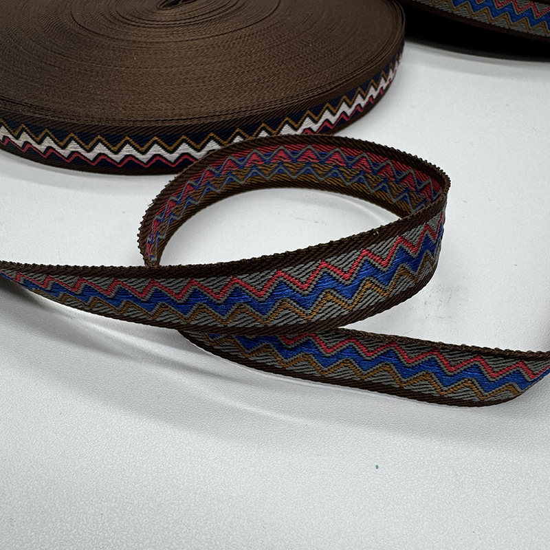 Funding: 1.5CM embroidered jacquard ribbon, DIY handmade bow, ribbon headwear, border strap, clothing accessories Specification image