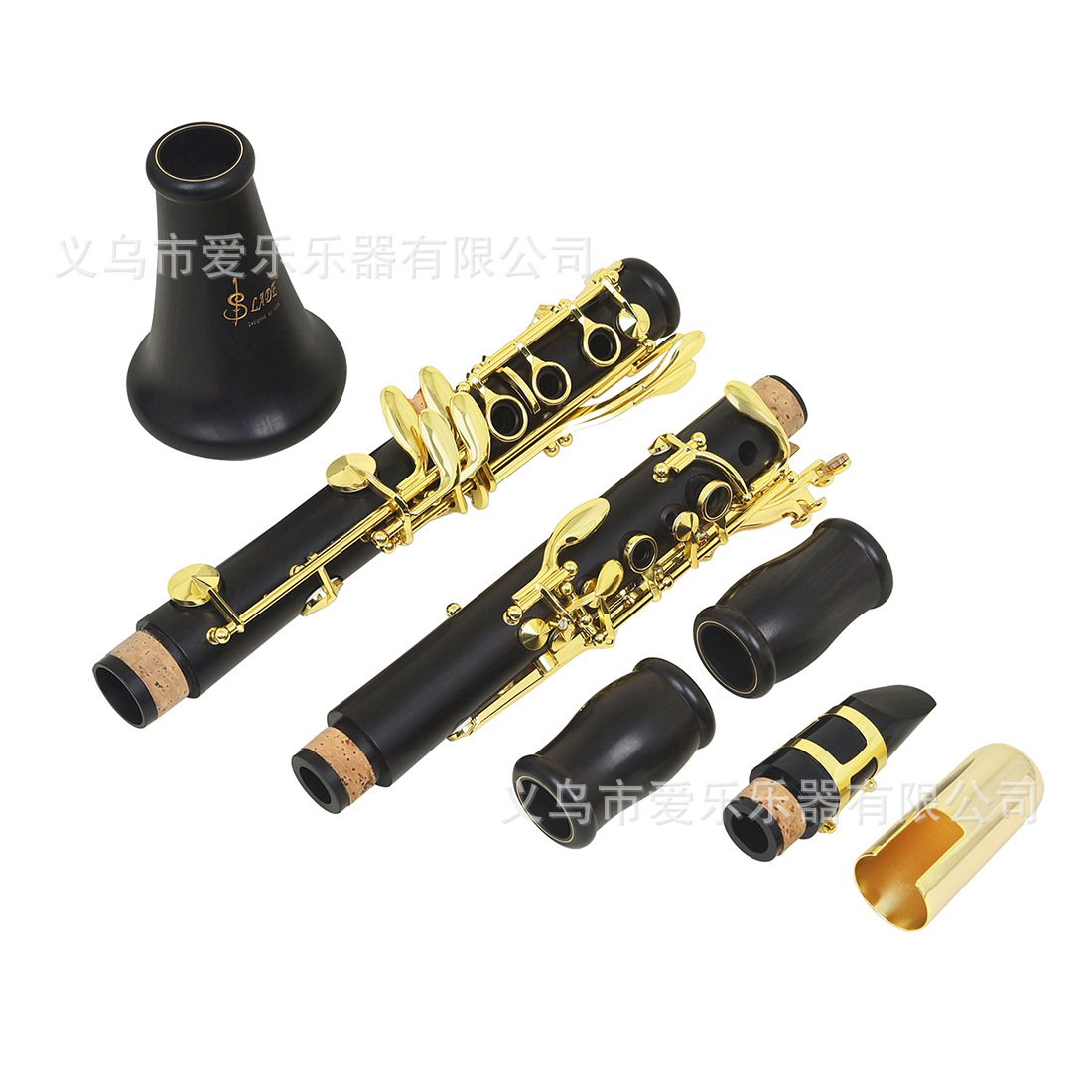 SLADE镀金按键单簧管布盒17键乌木单簧管成人专业演奏管乐器黑管 Item Picture