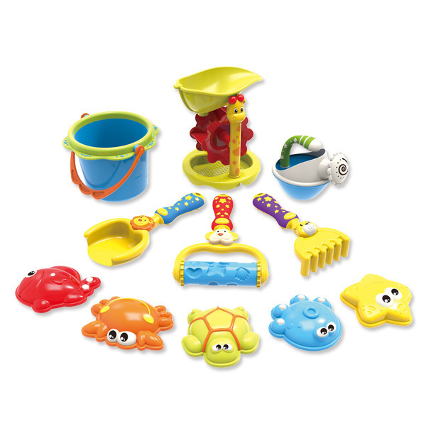 益之宝儿童沙滩玩具宝宝戏水洗澡玩雪玩沙太空动力玩具沙模具批发