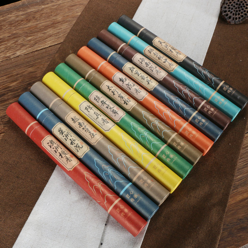 11-flavor incense gift box: Agarwood combination Sandalwood Incense, household indoor natural mugwort coil incense, Tibetan incense, Buddhist Incense, and Incense Specification image