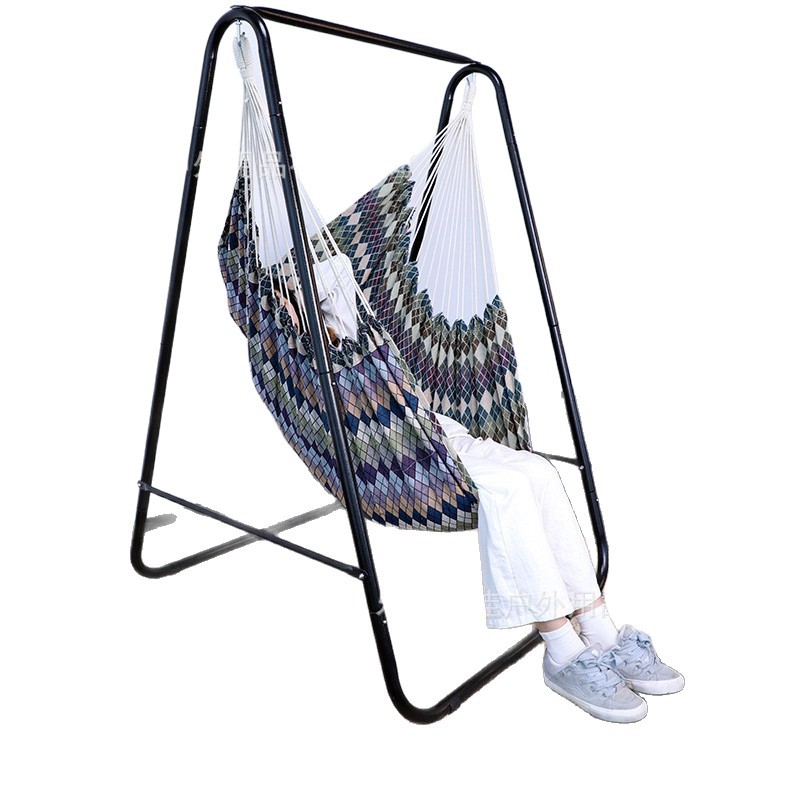 Thickened hammock, student swing, essential for dormitories, comfortable lazy chair for home use, college student dormitory hanging chair Item Picture