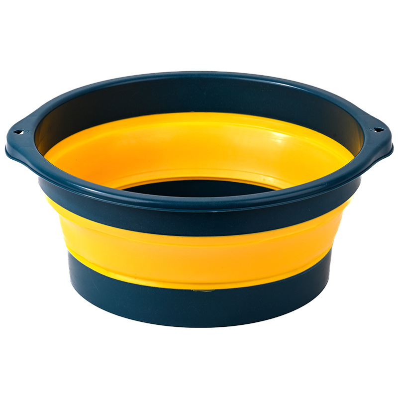 Cubo de pie de burbuja cubo plegable almacenamiento portátil masaje casero bienestar baño de pies sobre el muslo con tapa aislante lavabo de pies Item Picture