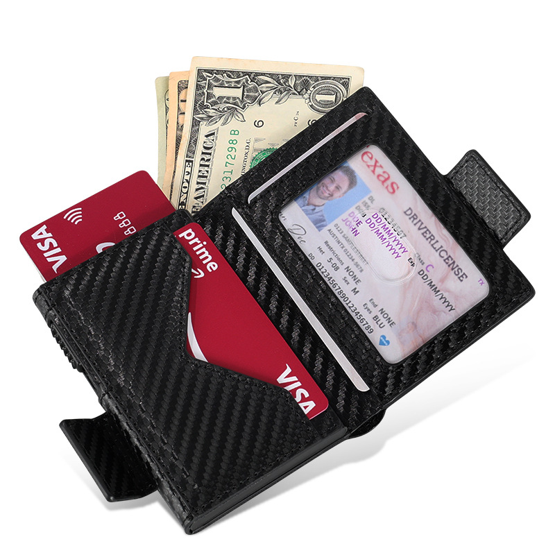 Cross-Border Anti-Demagnetization Men's Wallet, Large-Capacity Women's Bag, Popular Women's Bag, Coin Purse, Id Storage Bag, Card Bag details Picture