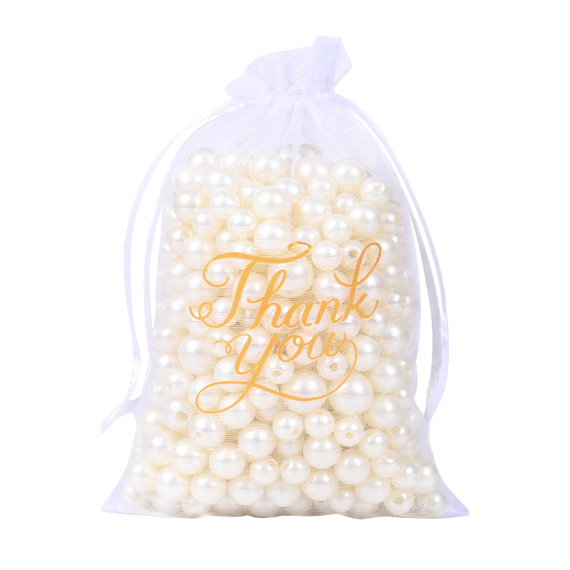 Wholesale of plain Eurogen yarn bags, drawstring wedding candy gift bags, drawstring jewelry and ornament packaging mesh yarn bags from the yarn bag manufacturer Application Scenario