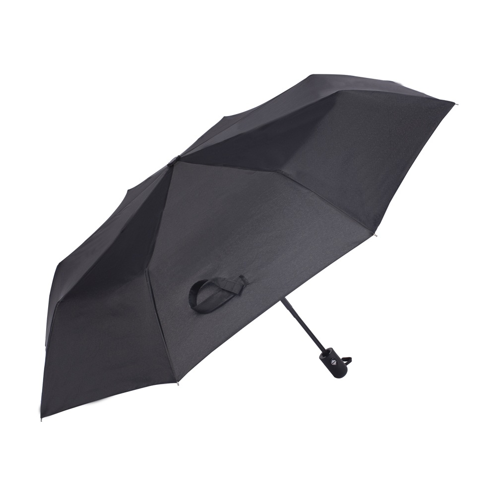 Black Spring fabric impact umbrellas and fiber folding umbrellas are now on sale for cross-border automatic umbrellas exported to Europe Item Picture
