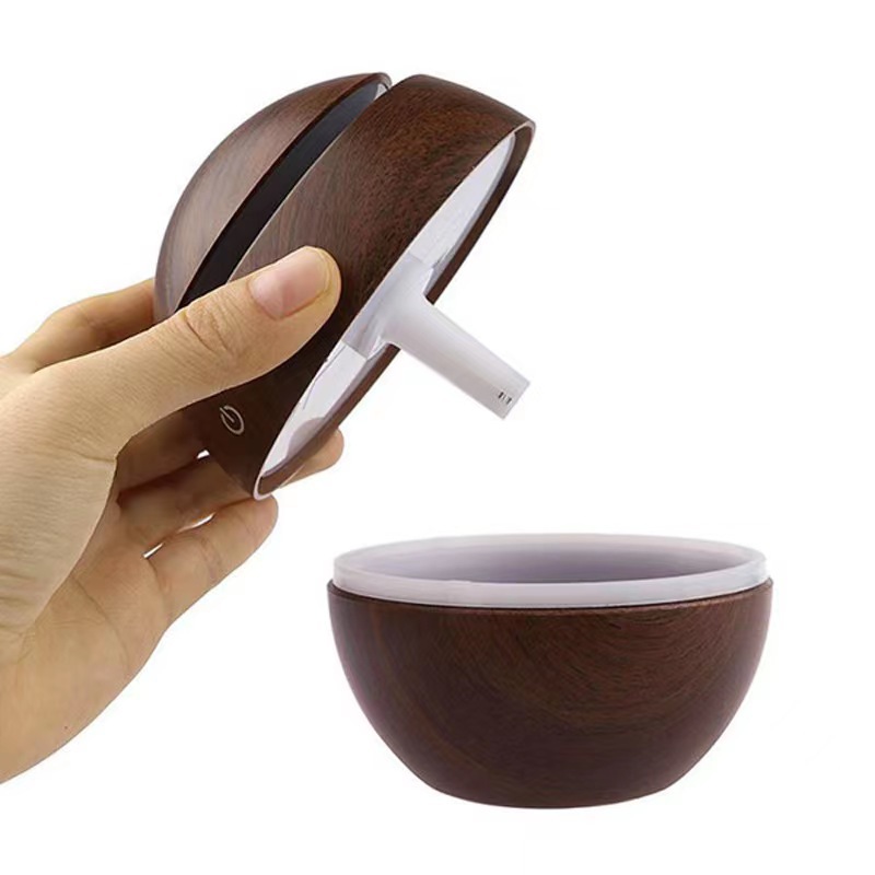 Wooden spherical humidifier, silent large-capacity household air humidifier, office and bedroom aromatherapy hydration wonder Item Picture