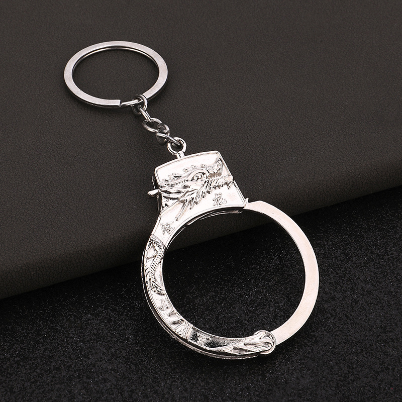 钥匙扣/钥匙扣公仔挂件/马卡龙钥匙扣/流沙入油玩具/挂饰细节图