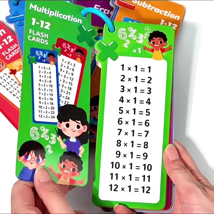 Find the difference in addition, subtraction, multiplication and division mental arithmetic training cards, open the mobile phone toy, early education English memory card Application Scenario