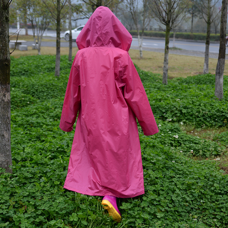 连体雨衣、雨披实物图