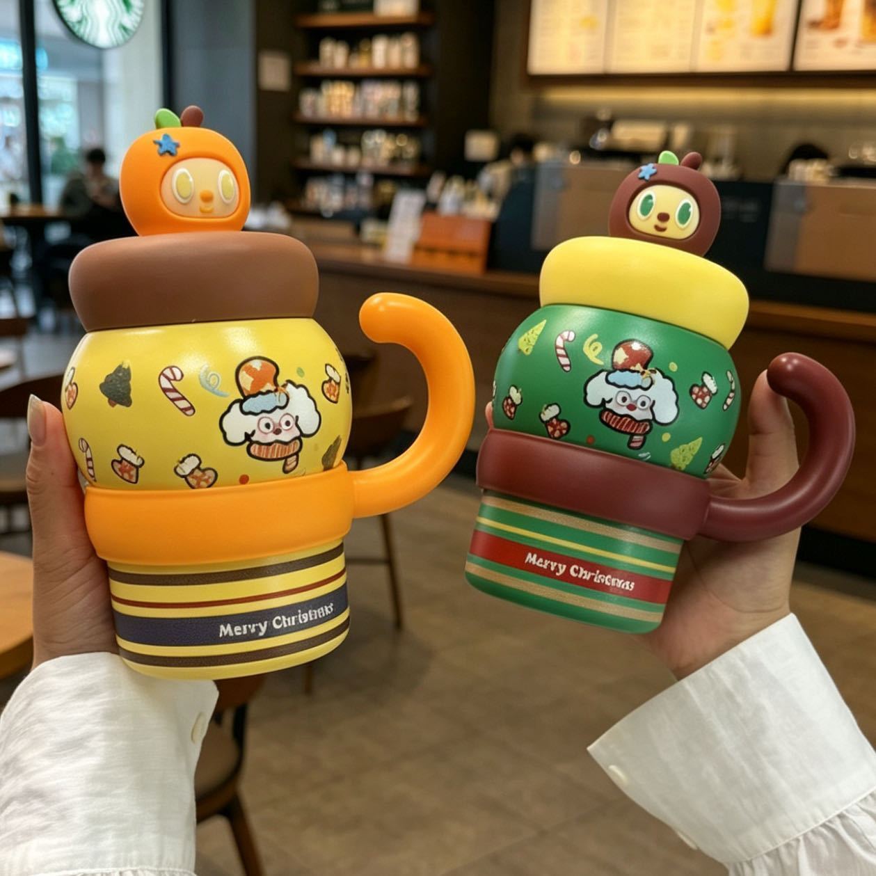 Student water cup, large-capacity stainless steel insulated cup, high appearance level, double drinking cup, cute girls, convenient for outdoor use Application Scenario