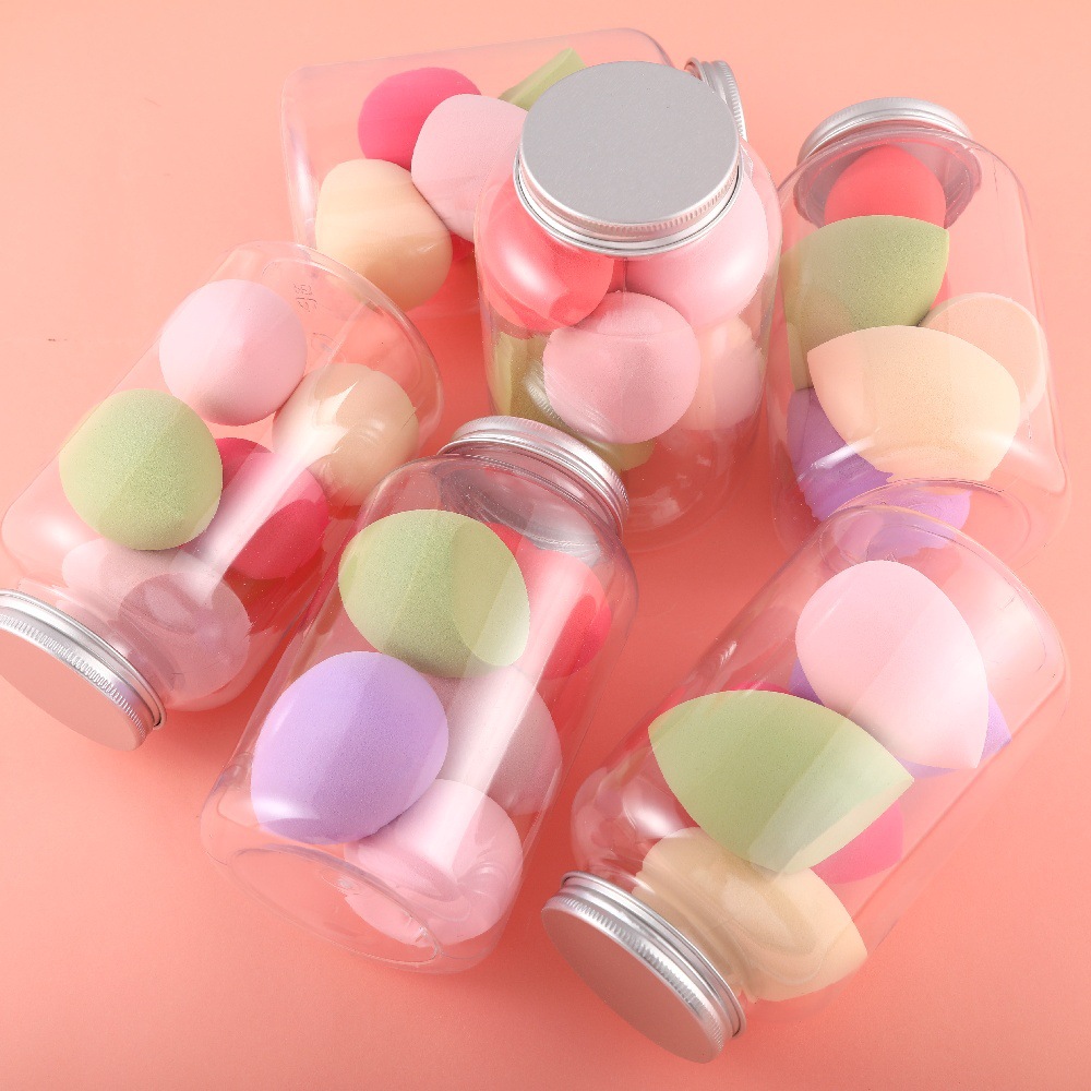漂流瓶美妆蛋超软不吃粉瓶装网红彩妆蛋葫芦斜切干湿两用化妆爆款