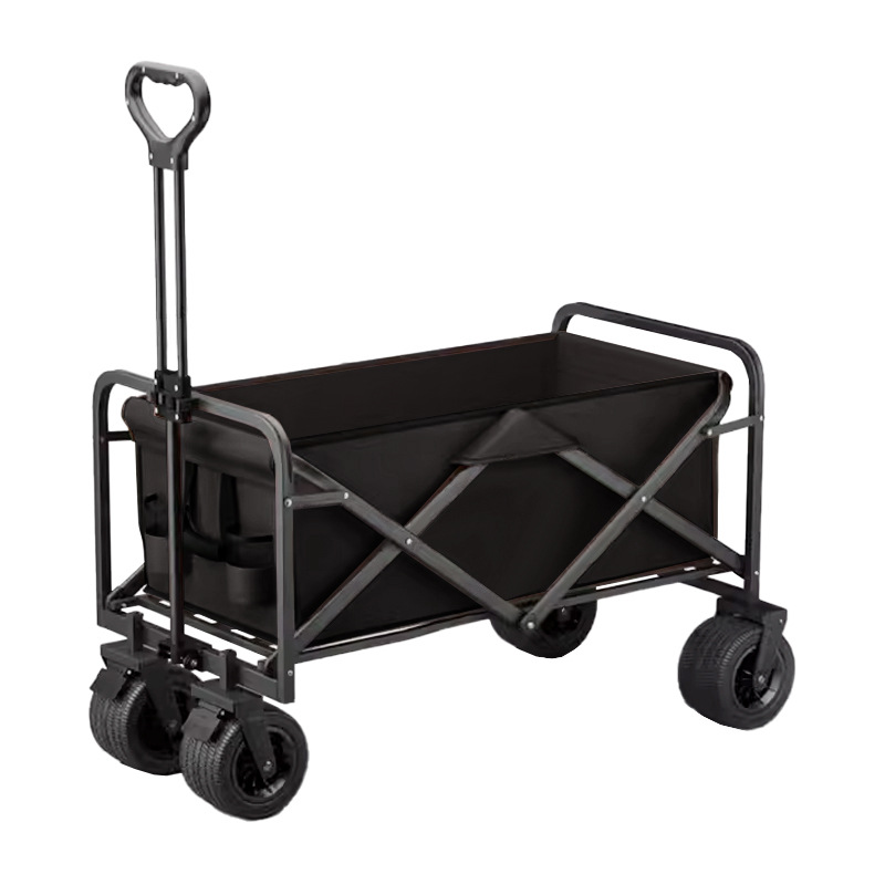Outdoor camping trolley for buying groceries, setting up stalls, shopping, pulling rods, camping, portable folding outdoor campsite trolley for home use Item Picture