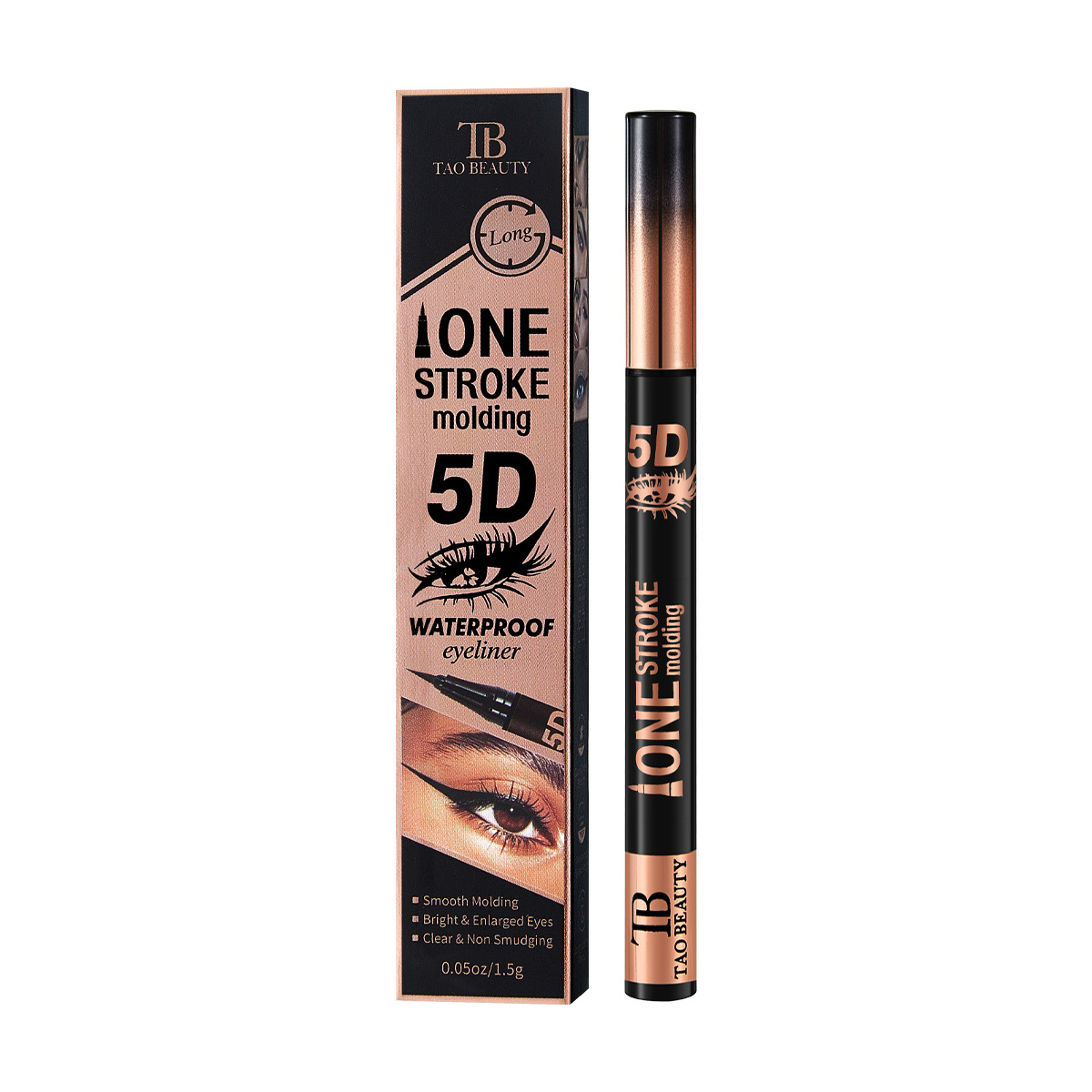 【 Cross-border Exclusive Supply 】 Wholesale of Tao Beauty 5D Eyeliner Pen Quick-drying Waterproof and Sweat-proof Ultra-Fine Eye Drop Pen Item Picture