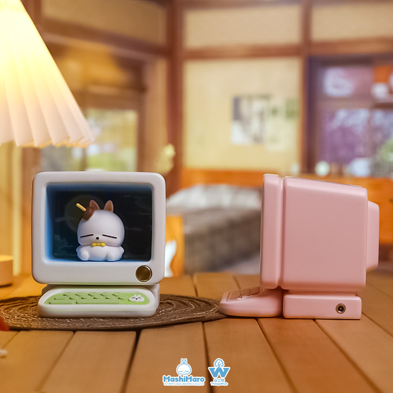 hellokitty Hatsune Miku pendant material package, featuring cute cartoon rabbits and retro computer-shaped ornaments details Picture